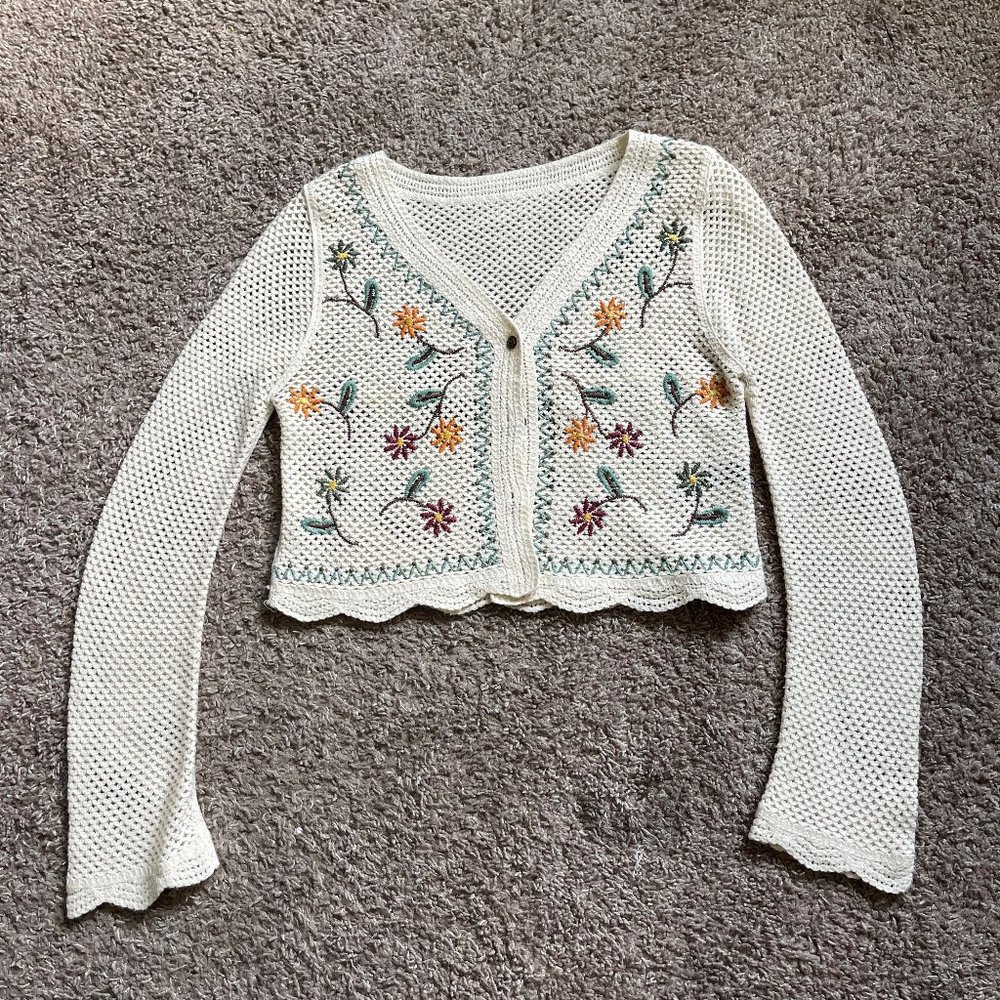 SHEIN Floral Cardigan